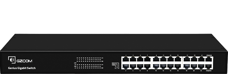  24-Port Gigabit Unmanaged Ethernet Switch Rackmount