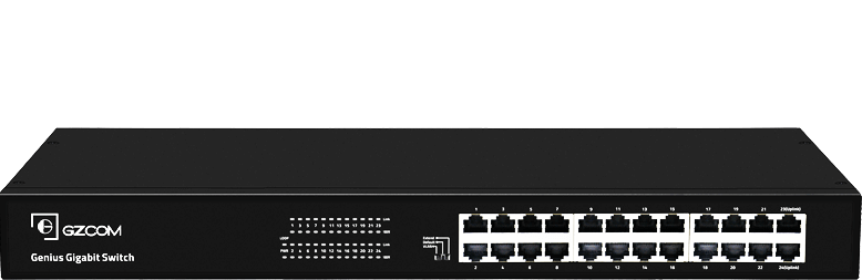 24-Port CableShare 10/100 Fast Ethernet Switch – Dualcomm