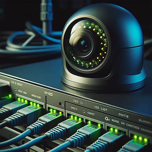 Enhancing outdoor security camera systems with PoE Switches for reliable power and data transmission