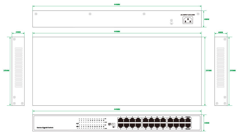 24-Port Gigabit Ethernet Switch