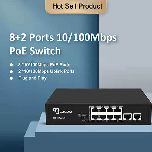 8 Port Fast Ethernet PoE Switch: A Networking Powerhouse