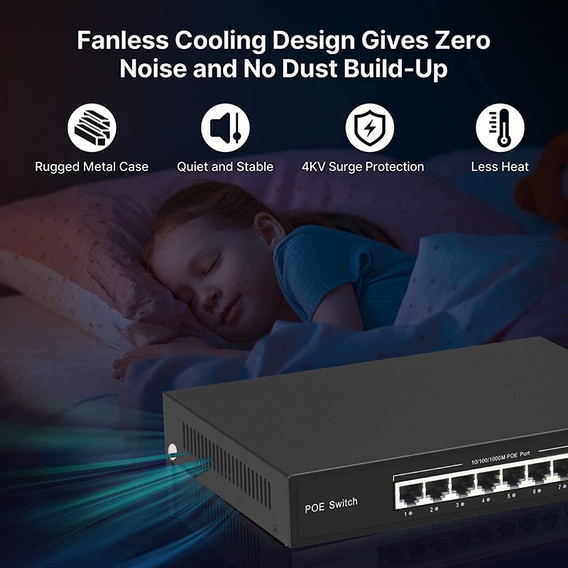 8-Port Gigabit PoE Switch